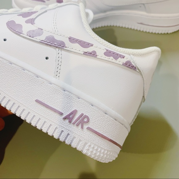Sizes Available Custom Cow Nike Air Force 1’s - Picture 3 of 3
